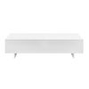 Mesa De Centro Lärketorp Aglomerado 115 X 55 X 31 Cm - Blanco [en.casa]