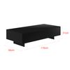 Mesa De Centro Lärketorp Aglomerado 115 X 55 X 31 Cm - Negro [en.casa]