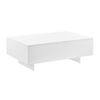 Mesa De Centro Vänersborg Aglomerado 85 X 55 X 31 Cm - Blanco [en.casa]