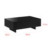 Mesa De Centro Vänersborg Aglomerado 85 X 55 X 31 Cm - Negro [en.casa]