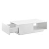 Mesa De Centro Biskra Aglomerado 95 X 55 X 31 Cm - Blanco [en.casa]