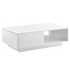 Mesa De Centro Biskra Aglomerado 95 X 55 X 31 Cm - Blanco [en.casa]