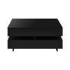 Mesa De Centro Märsta Aglomerado 75 X 75 X 35,5 Cm - Negro [en.casa]