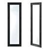 Espejo De Pared Livorno Cuerpo Entero De Eucalipto 132 X 42 X 3,5 Cm - Negro [en.casa]