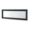 Espejo De Pared Livorno Cuerpo Entero De Eucalipto 132 X 42 X 3,5 Cm - Negro [en.casa]