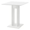 Mesa De Comedor Lindesnes - 65 X 65 X 78 Cm - Mesa De Cocina O Salón Cuadrada - Mesa De Bar - Mesa De Bistro - Blanco [en.casa]®