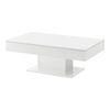 Mesa De Centro Lünen Aglomerado 40 X 110 X 60 Cm - Blanco [en.casa]