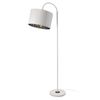 Lámpara De Pie - Lámpara De Suelo - Toledo - Altura 173 Cm - Pantalla Inclinable Y Giratoria - Moderna - Diseño - Iluminación Interior - Luz Efectiva - Blanco - 1 X E27 - 60w [lux.pro]®