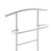 Galán De Noche Para Colgar La Ropa - 107 X 44,5 X 45 Cm - Perchero - Percha - Barra - Para Almacenar - Silla Colgador - Mdf-metal - Blanco [en.casa]®