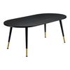 Mesa De Centro Fontana Mdf 47 X 120 X 60 Cm - Negro [en.casa]