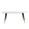 Mesa De Centro Fontana Mdf 47 X 120 X 60 Cm - Blanco [en.casa]