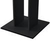 Mesa De Comedor Lindesnes - 65 X 65 X 78 Cm - Mesa De Cocina O Salón Cuadrada - Mesa De Bar - Mesa De Bistro - Efecto Nogal Y Negro [en.casa]®