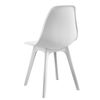 Set De 4 Sillas De Comedor Brevik Diseño Nórdico Plástico 83 X 54 X 48 Cm - Blanco [en.casa]