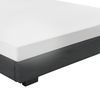 Corium Cama Doble Masari Con Somier Tapizado En Piel Sintética / Mdf 140 X 200 Cm - Negro