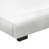 Corium Cama Individual Masari Con Somier Tapizado En Piel Sintética / Mdf 90 X 200 Cm - Blanco