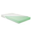 Cоrium Cama Individual Solingen Tapizado En Piel Sintética Con Colchón De Espuma Fría 90 X 200 - Blanco