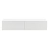 Mueble De Tv De Pared Evaton Aglomerado 140 X 33 X 30 Cm Blanco Mate [en.casa]