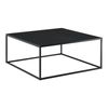 Mesa De Centro Lebus Metal 38 X 85 X 85 Cm - Negro [en.casa]