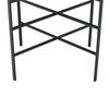 Mesa De Centro Wiltz Con Tablero Extraíble Metal 40 X 40 X 52 Cm - Negro [en.casa]