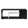 Mesa De Centro Osby Con Estante Inferior Aglomerado 41 X 110 X 50 Cm - Negro Y Blanco [en.casa]