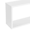 Juego De Estanterías Para Pared Mandal - Set De 3 Unidades En Diferentes Medidas - Estantes Flotantes - Decoración De Salón O Dormitorio - Blanco [en.casa]®