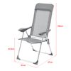 Set De 2 Sillas De Camping Plegables Errenteria - 109 X 57 X 67 Cm - Para Jardín - Balcón - Terraza - Silla Playa - Asiento Relax - Sillas De Acampada - Hasta 115 Kg - Gris Claro [en.casa]®