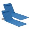 Set De 2 X Esterilla De Playa O Piscina Donostia - 143 X 48 Cm - Tumbona Plegable Con Cojín Y Bolsa De Transporte - Respaldo Abatible En 5 Posiciones - Lounge - Azul [en.casa]®