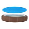 Cobertor Piscina - 305 Cm - Cubierta De Piscina - Cubierta Solar Para Verano - Aire Libre - Redonda - Polietilen - Azul [en.casa]®