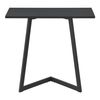 Mesa Auxiliar Kalundborg Mdf/metal 55 X 60 X 30 Cm - Negro [en.casa]