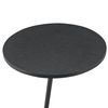 Mesa Auxiliar Karup Redonda Mdf/metal 55 X Ø 40 Cm - Negro [en.casa]