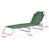 Set De 2x Tumbona Plegable Carcao - 186 X 55 X 24 Cm - Acero - Hasta 110 Kg - Hamaca De Playa - Asiento Para Jardín - Silla Reclinable - Piscina - Verde Oscuro [casa.pro]®