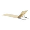 Set De 2 Esterillas De Playa Cellorigo Con Respaldo 160 X 49 Cm Beige [en.casa]