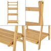 Estantería De Escalera De Bambú Lapua 3 Niveles 109 X 51 X 35 Cm Natural [en.casa]