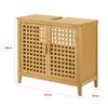 Mueble Bajo Lavabo Ingmarsö Bambú 60 X 67 X 30 Cm Natural [en.casa]