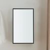 Espejo De Pared Sunne Rectangular Con Estantes Acero Y Cristal 60 X 36 X 13 Cm - Negro [ En.casa]