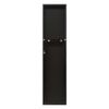 Espejo De Pie Barletta Ajustable Inclinable Plástico 151 X 36 Cm Negro [en.casa]