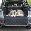 Cubre Asientos De Coche Para Perro Wolverhampton 100% Poliéster 185 X 171 Cm Negro [en.casa]