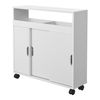 Mueble De Baño Lumijoki Carrito 71 X 70 X 20 Cm Aglomerado Blanco [en.casa]