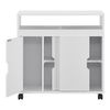 Mueble De Baño Lumijoki Carrito 71 X 70 X 20 Cm Aglomerado Blanco [en.casa]