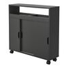 Mueble De Baño Lumijoki Carrito 71 X 70 X 20 Cm Aglomerado Gris Oscuro [en.casa]