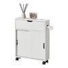 Mueble De Baño Kempele Carrito Aglomerado 67 X 52 X 17 Cm - Gris Oscuro  [en.casa] con Ofertas en Carrefour