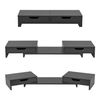 Soporte Para Monitor Marttila Aglomerado 60 X 22 X 11 Cm (altura Ajustable) Gris Oscuro [en.casa]