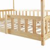 Cama Para Niños Treviolo Forma De Casa Pino 120x200 Cm - Pino Natural [en.casa]