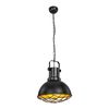 Lámpara Colgante Bangor 1 X E27 20 W Metal 40 X 31 Cm Negro/latón [lux.pro]