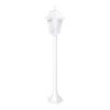 Luz De Pie Para Exterior Keighley 1xe27 Ip44 Metal Plástico 27 X 15 Cm Blanco [lux.pro]