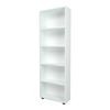 Librería Vara De 5 Niveles Aglomerado 172 X 55 X 20 Cm Blanco [en.casa]