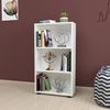 Librería Vara De 3 Niveles Aglomerado 106 X 55 X 20 Cm Blanco [en.casa]