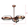 Lámpara Colgante Saltash 3 X E27 60 W Metal 42 X 57 X 57 Cm - Color Cobre  [lux.pro]