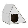 Casa Para Gatos Lani Mdf 40 X 42 X 40 Cm Blanco [en.casa]