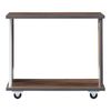 Mesa Auxiliar Haarby Aglomerado 42 X 50 X 24 Cm Roble / Antracita / Blanco [en.casa]